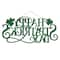 Glitzhome® 24" Metal "HAPPY St. Patrick's Day" Wall Decor